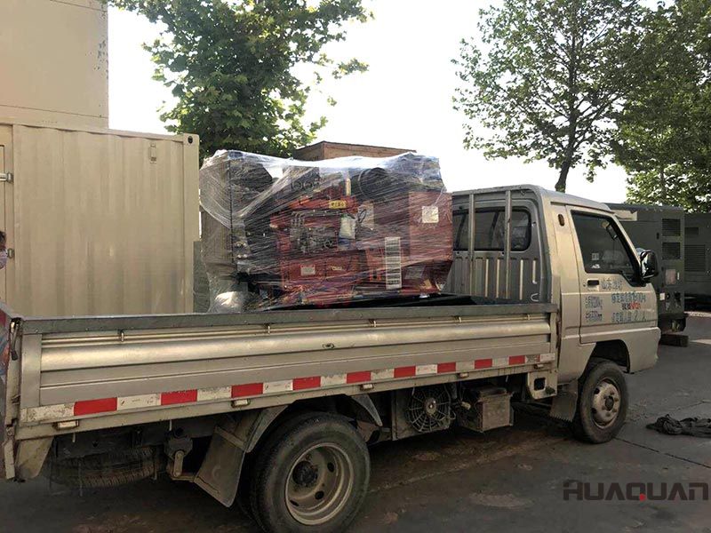 牟先生的HQ40GF標配柴油發電機組發往吉林省長春市，6.14號