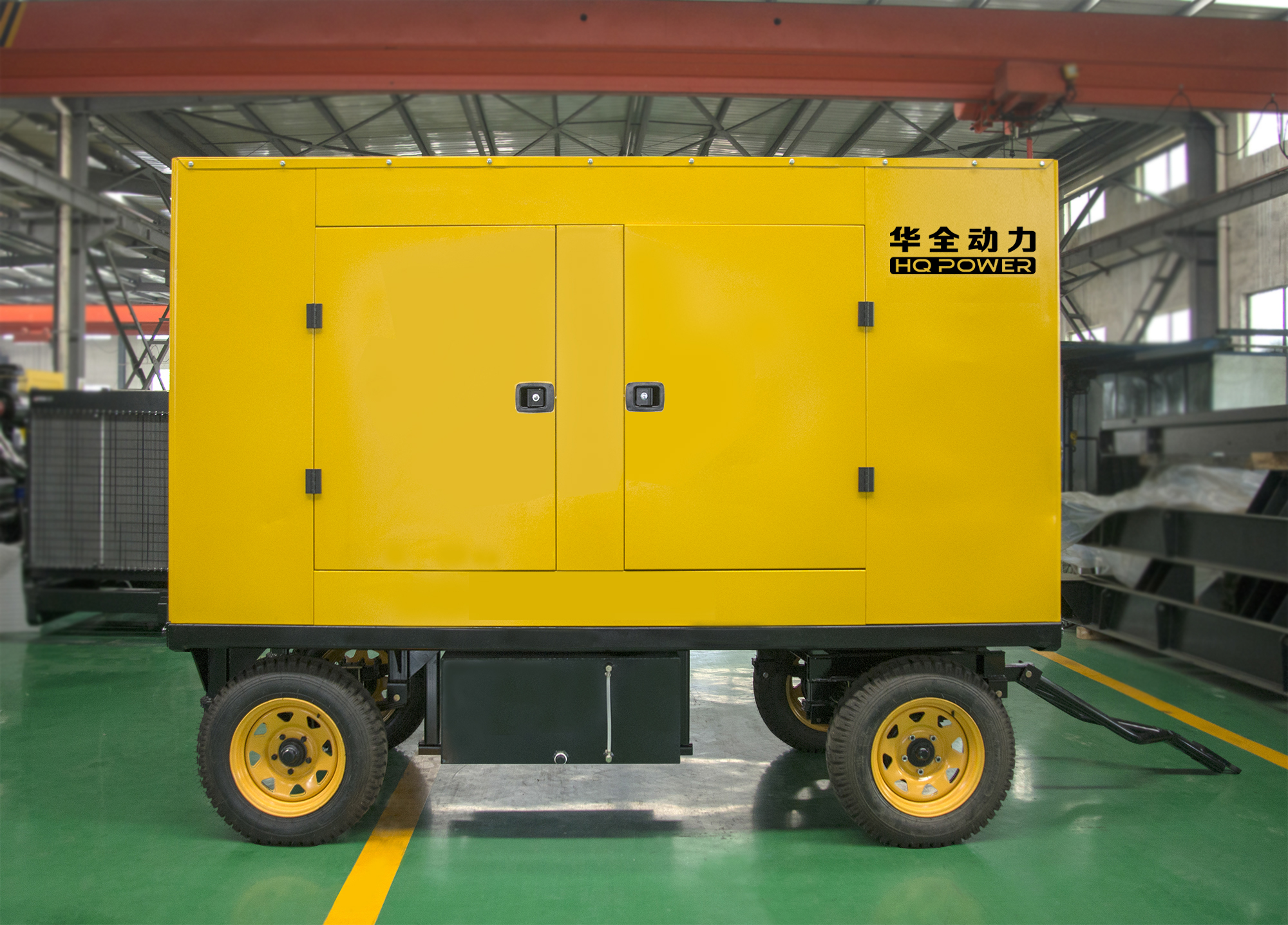 4月28日，王先生的300kw移動拖車發(fā)電機組從華全動力發(fā)往安徽